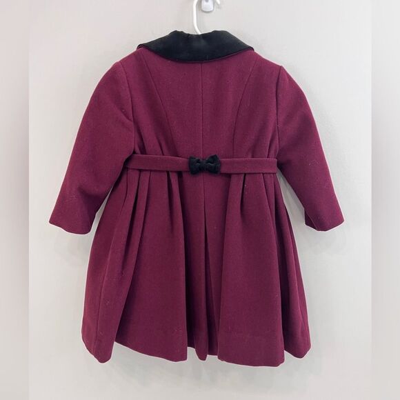 Rothschild Wool PEACOAT with Matching Hat Girls 3T Toddler - Picture 11 of 11